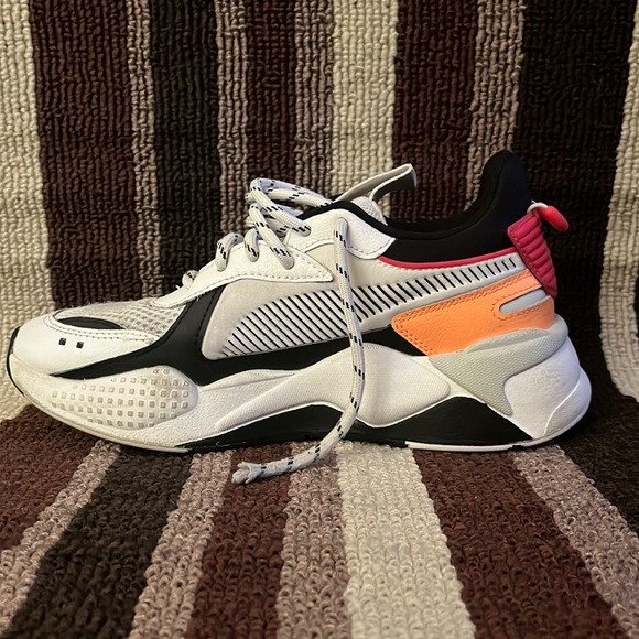 orange and black puma rsx